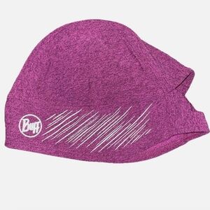 Buff Dryflx 360 Reflectivity Skull Cap Beanie Ponytail Hat  - Hot Pink Women's